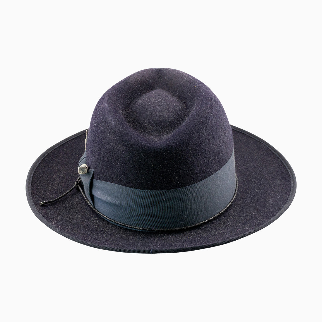 Fedora Hut Deep Navy aus Hasenhaar | UNIKAT | handgefertigt by JULIEN SCHAEDEL | MAMMA BAVARIA KOLLEKTIV