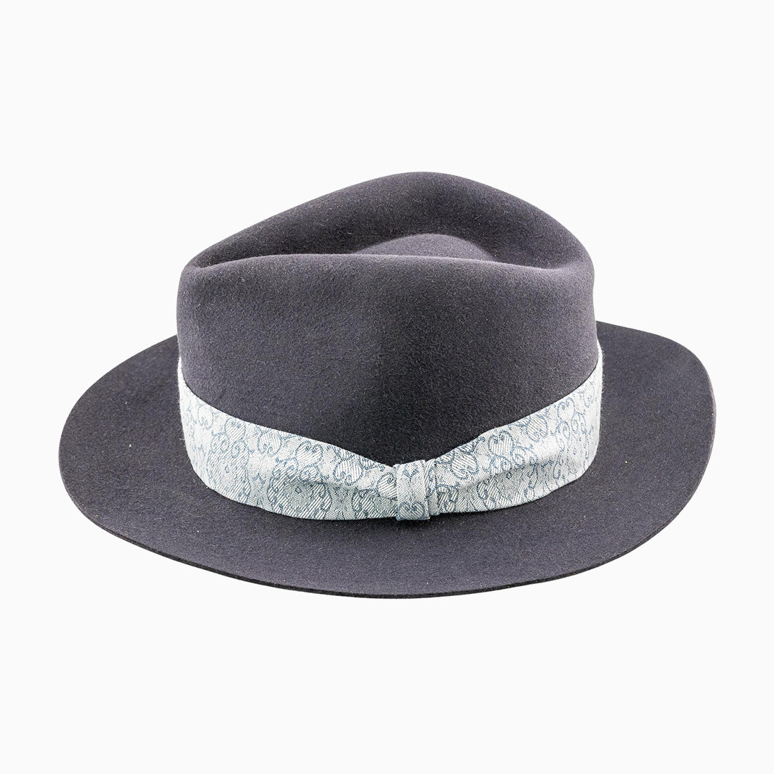 Fedora Hut Deep Navyblu aus Hasenhaar | UNIKAT | handgefertigt by JULIEN SCHAEDEL | MAMMA BAVARIA KOLLEKTIV