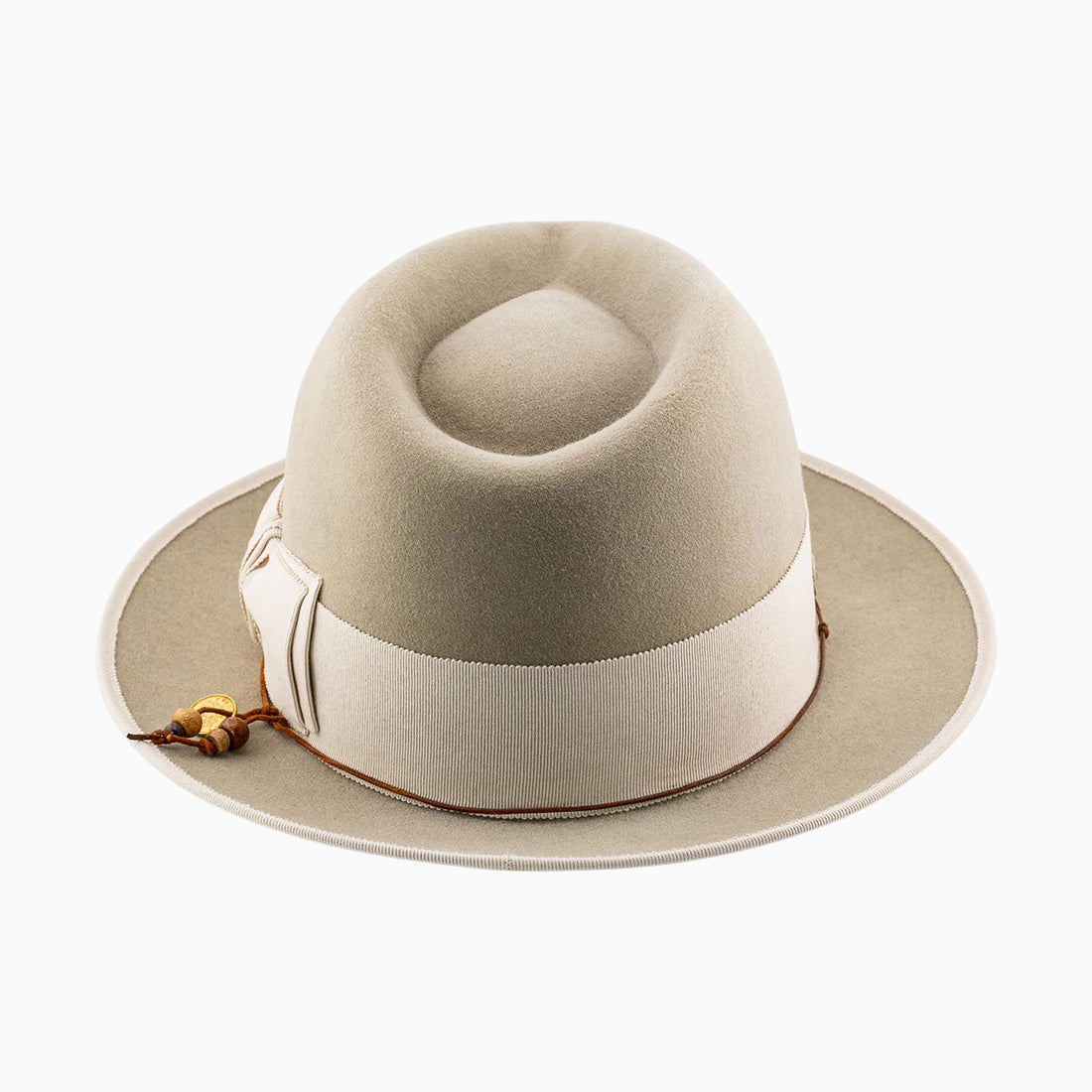 Fedora Hut Ivory Sand aus Hasenhaar | UNIKAT | handgefertigt by JULIEN SCHAEDEL | MAMMA BAVARIA KOLLEKTIV
