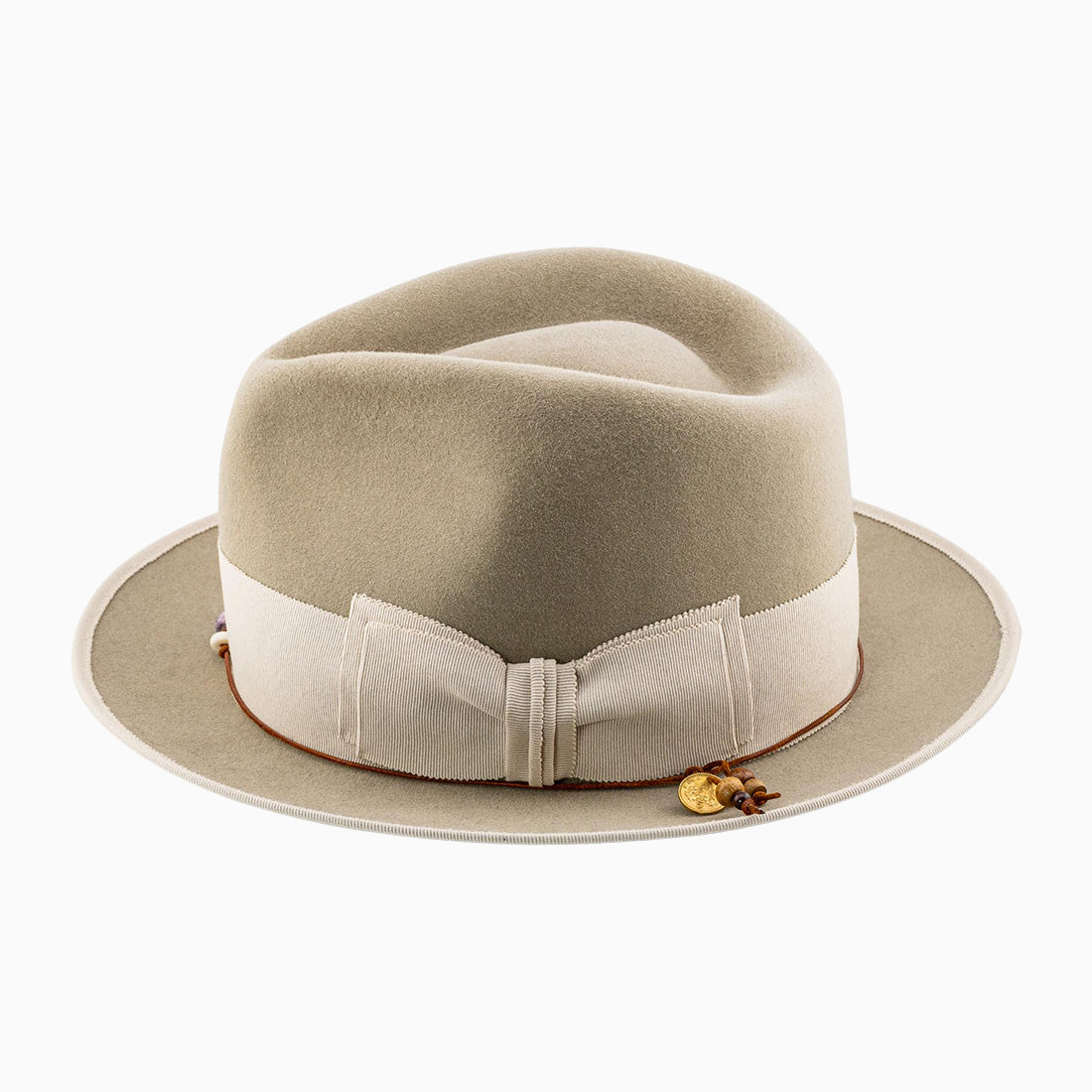Fedora Hut Ivory Sand aus Hasenhaar | UNIKAT | handgefertigt by JULIEN SCHAEDEL | MAMMA BAVARIA KOLLEKTIV