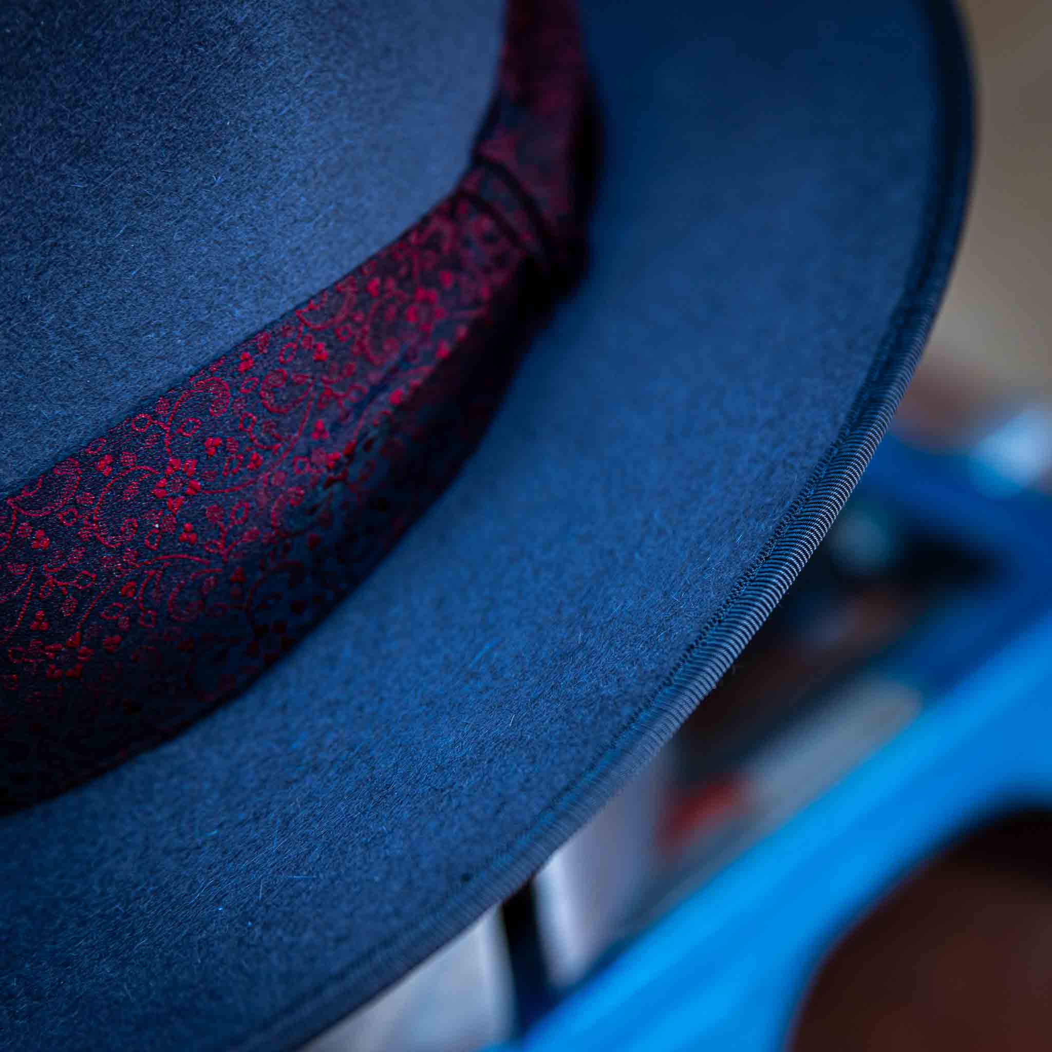 Fedora Hut Grau aus Hasenhaar | UNIKAT | handgefertigt by JULIEN SCHAEDEL | MAMMA BAVARIA KOLLEKTIV