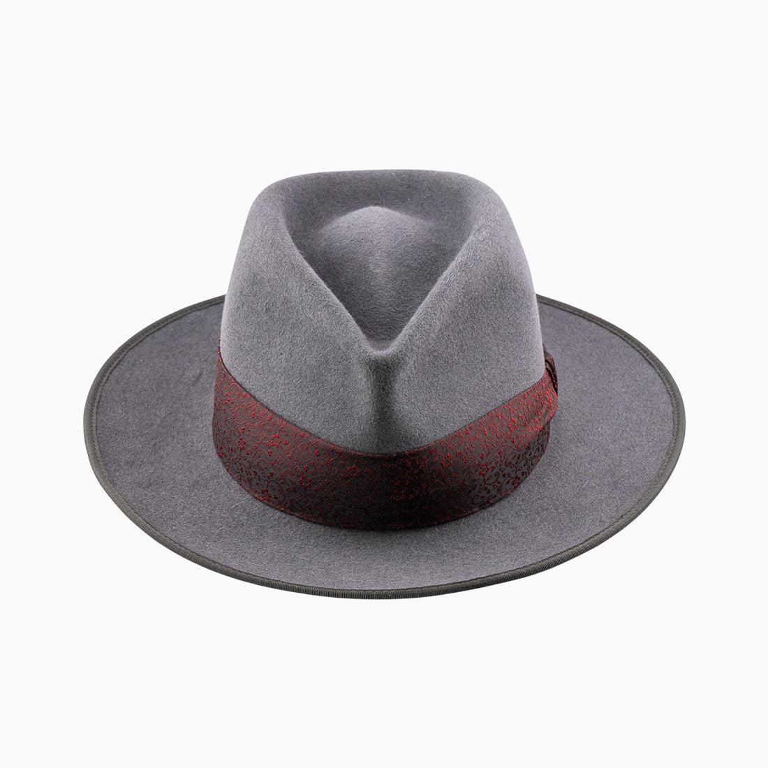 Fedora Hut Grau aus Hasenhaar | UNIKAT | handgefertigt by JULIEN SCHAEDEL | MAMMA BAVARIA KOLLEKTIV