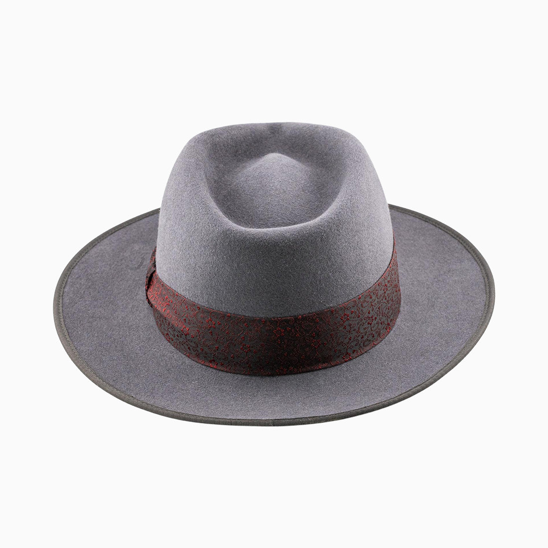 Fedora Hut Grau aus Hasenhaar | UNIKAT | handgefertigt by JULIEN SCHAEDEL | MAMMA BAVARIA KOLLEKTIV