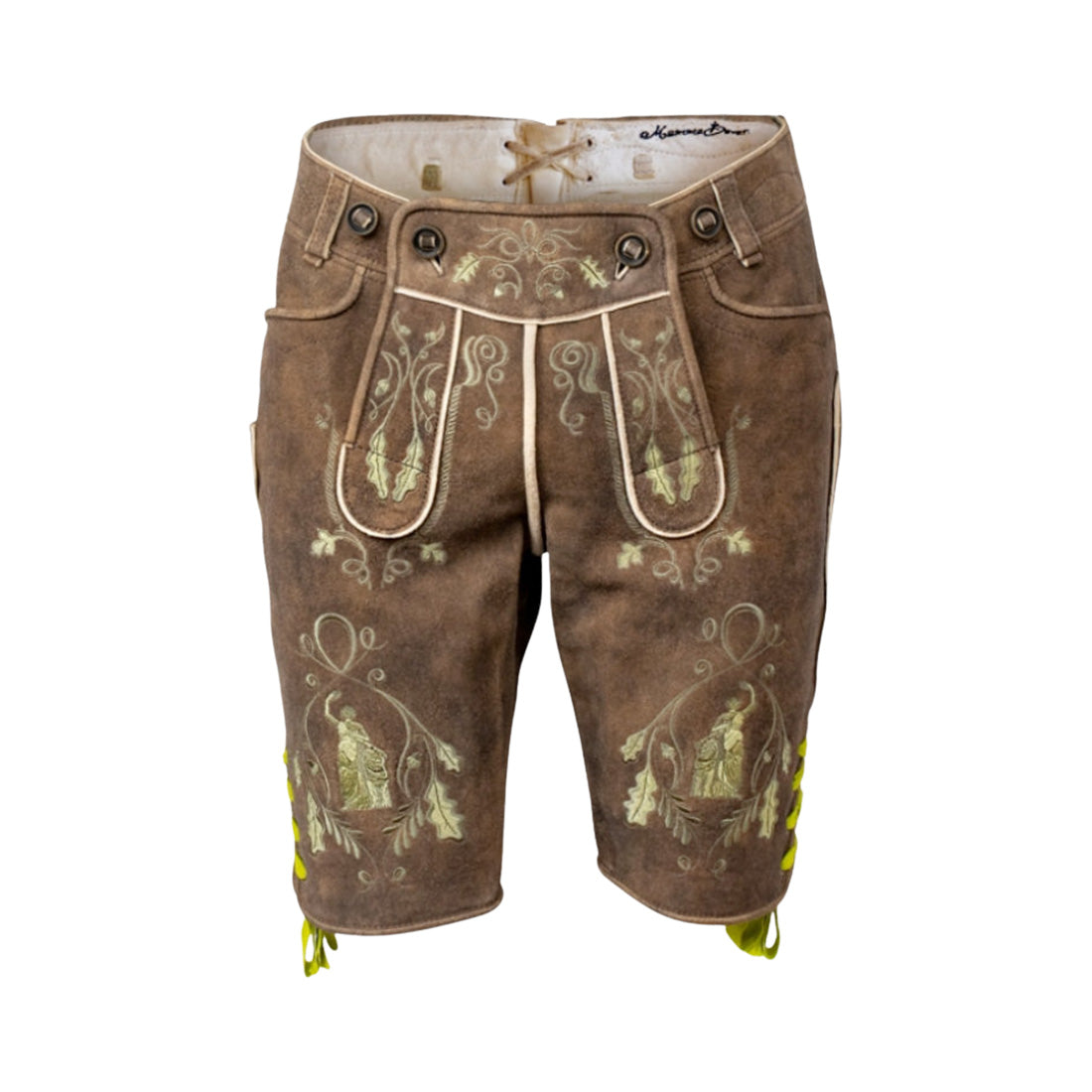 Lederhose "Uropa’s Liebling" Bavaria moorig/olive