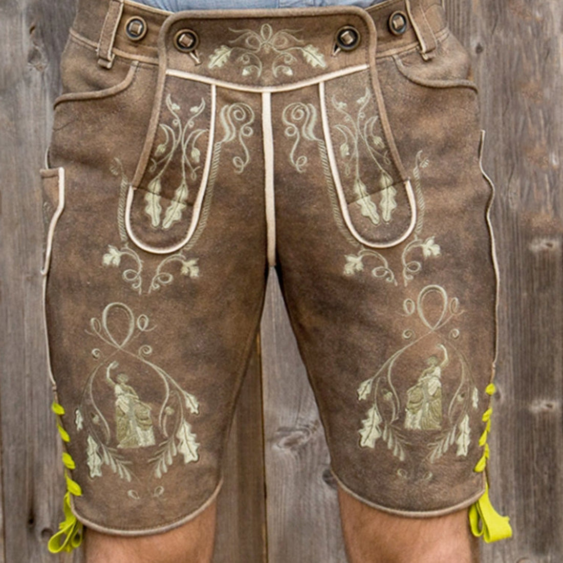 Lederhose "Uropa’s Liebling" Bavaria moorig/olive