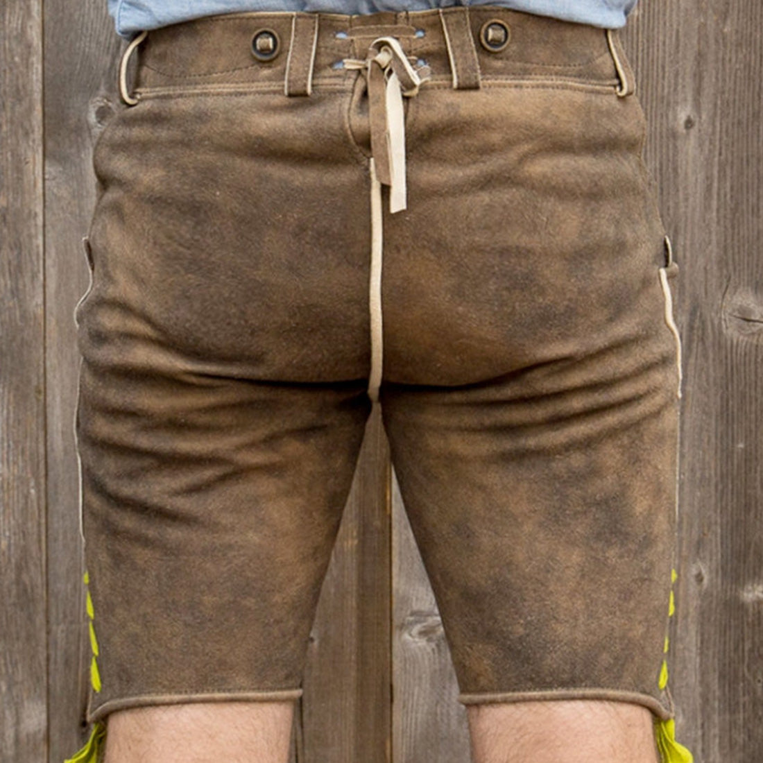 Lederhose "Uropa’s Liebling" Bavaria moorig/olive