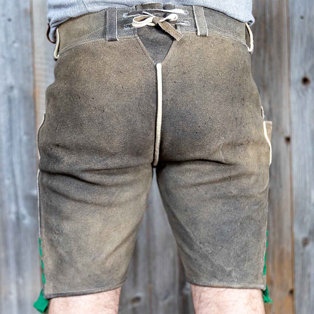 Lederhose "Pur" – Minimal – Moorig
