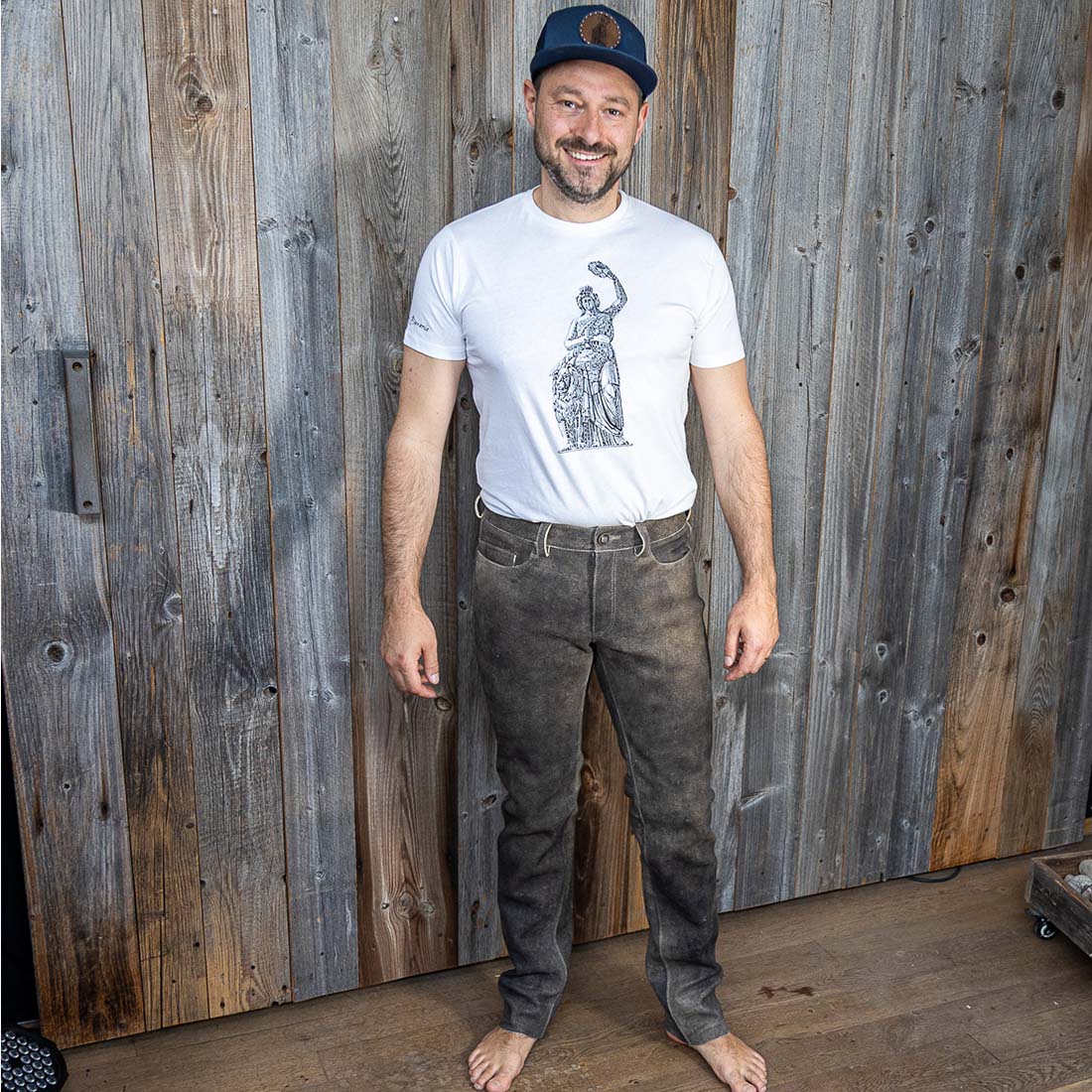 PIONIER | Lederjeans aus sämisch gegerbtem Hirschleder | THE FREE STATE OF BAVARIA