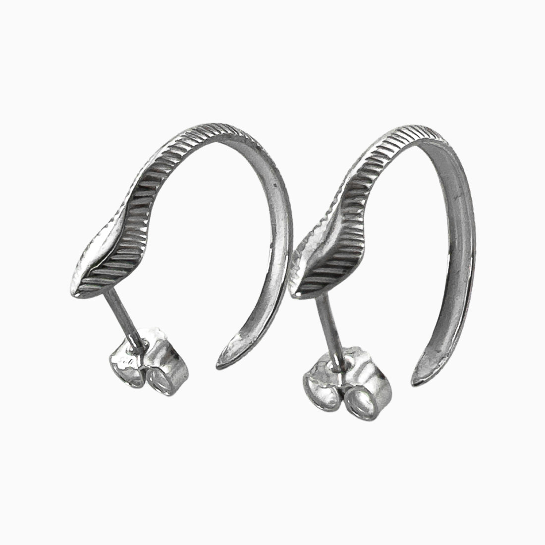 Creolen „Schlange“ – 925 Sterlingsilber poliert