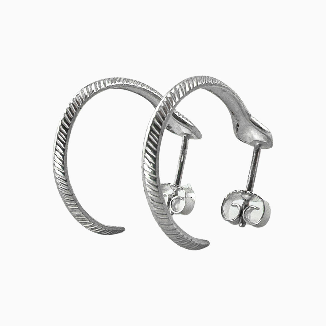 Creolen „Schlange“ – 925 Sterlingsilber poliert