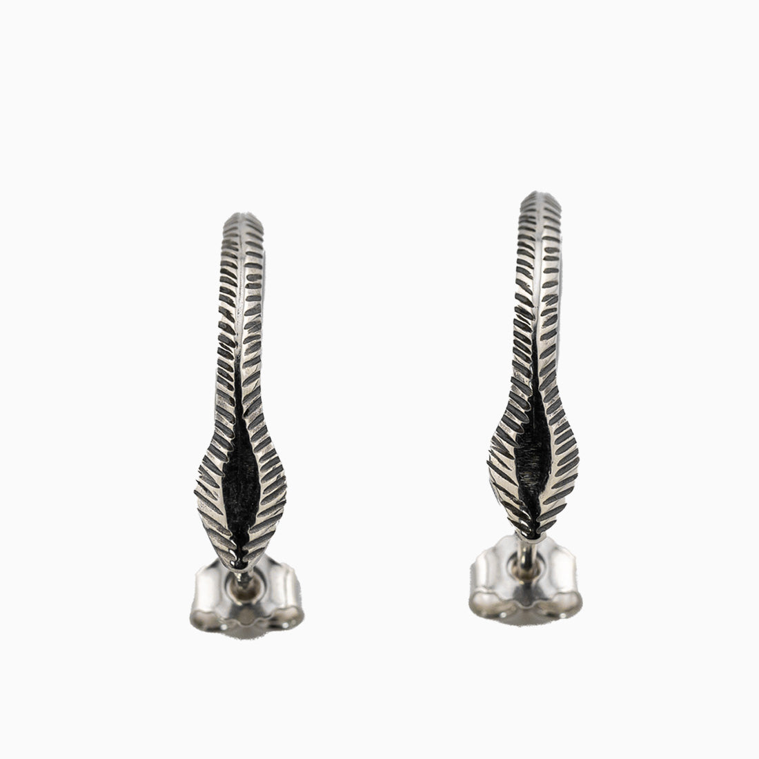 Creolen „Schlange“ – 925 Sterlingsilber geschwärzt