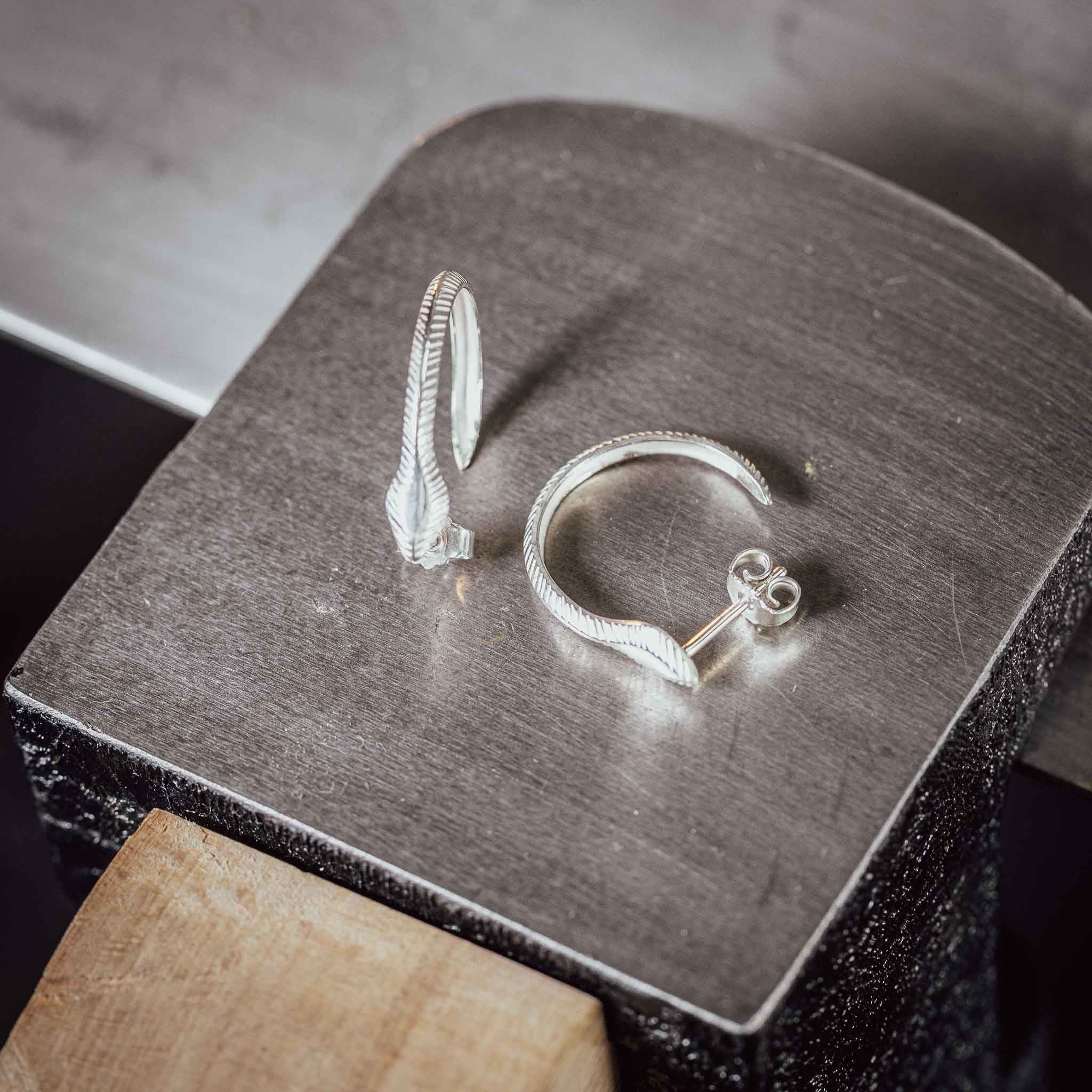 Creolen „Schlange“ – 925 Sterlingsilber poliert