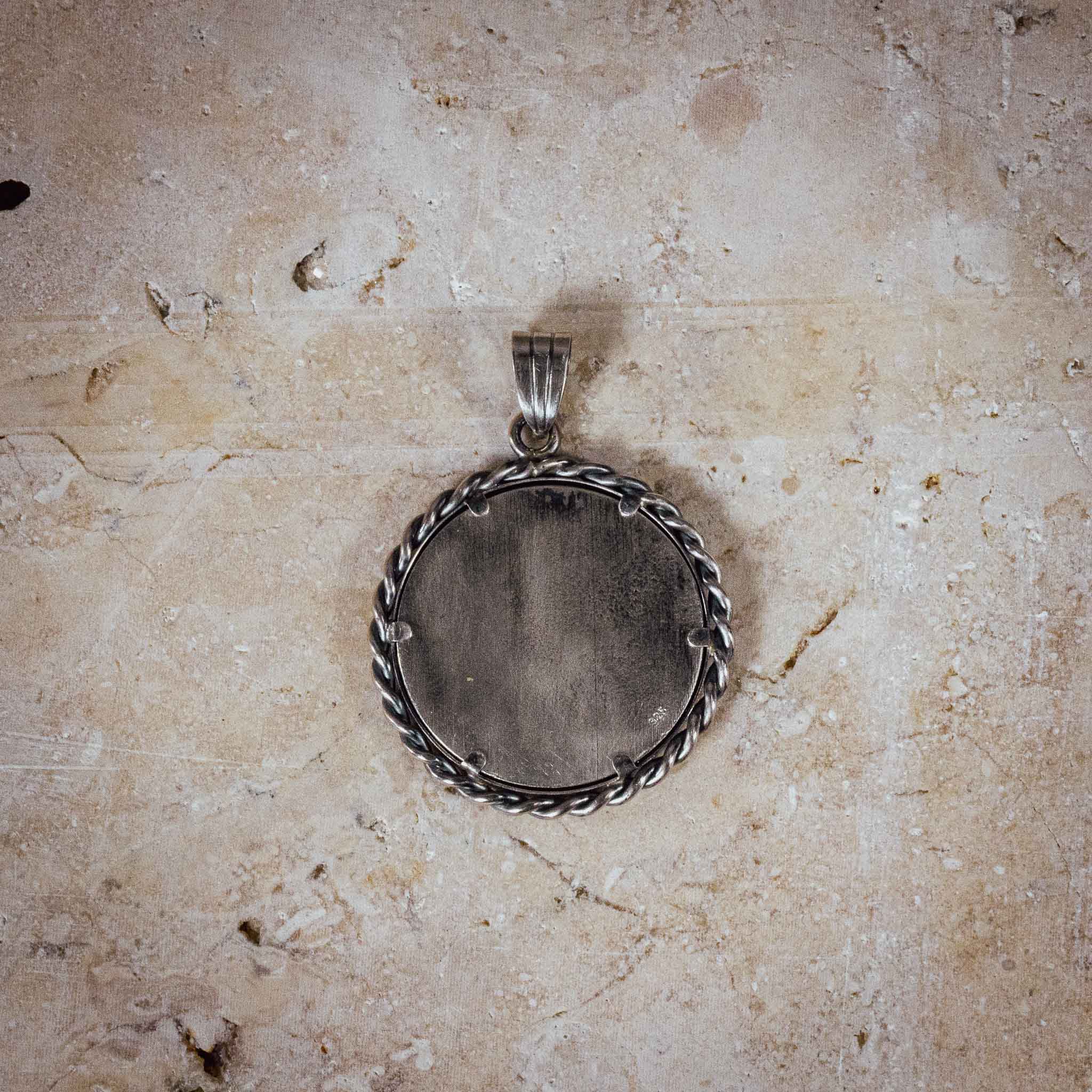 Ketten-Anhänger "Heilige Maria" aus 925er Sterlingsilber