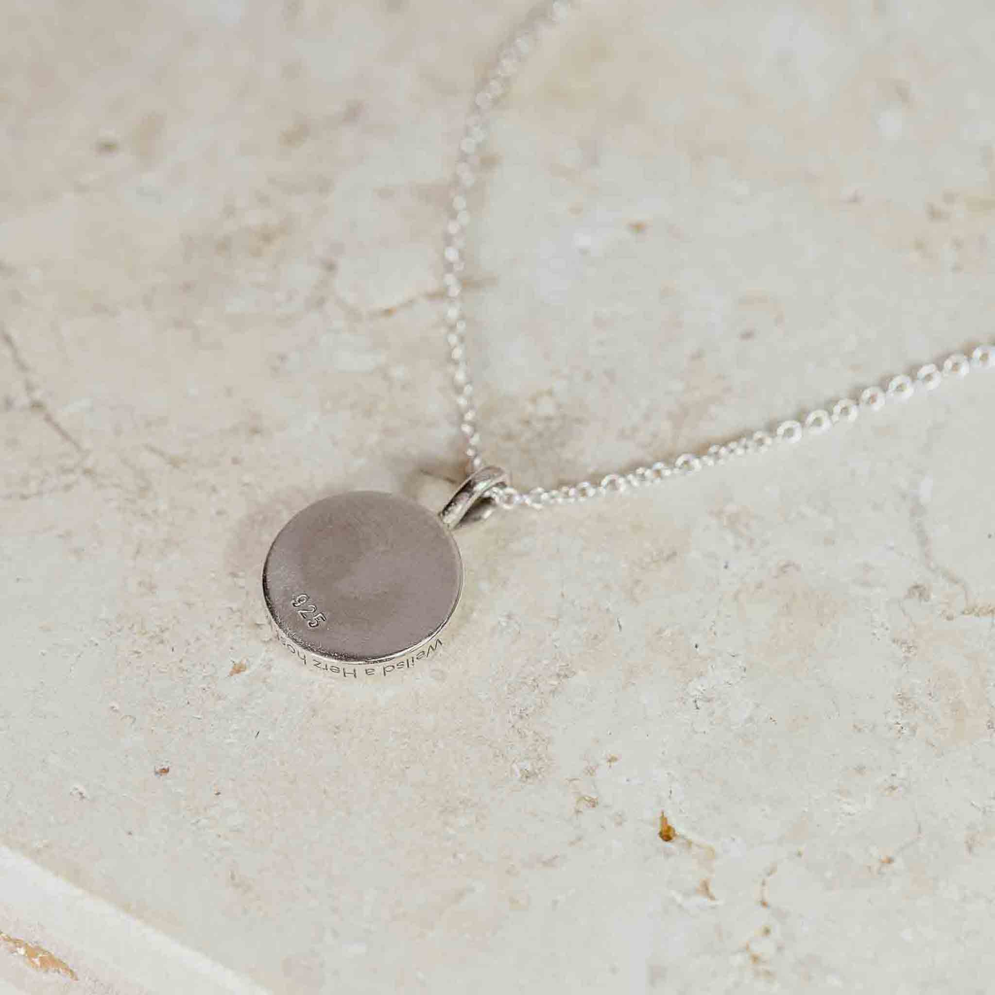 Ketten-Anhänger "Weilst a Herz hosd, wia a Bergwerk"