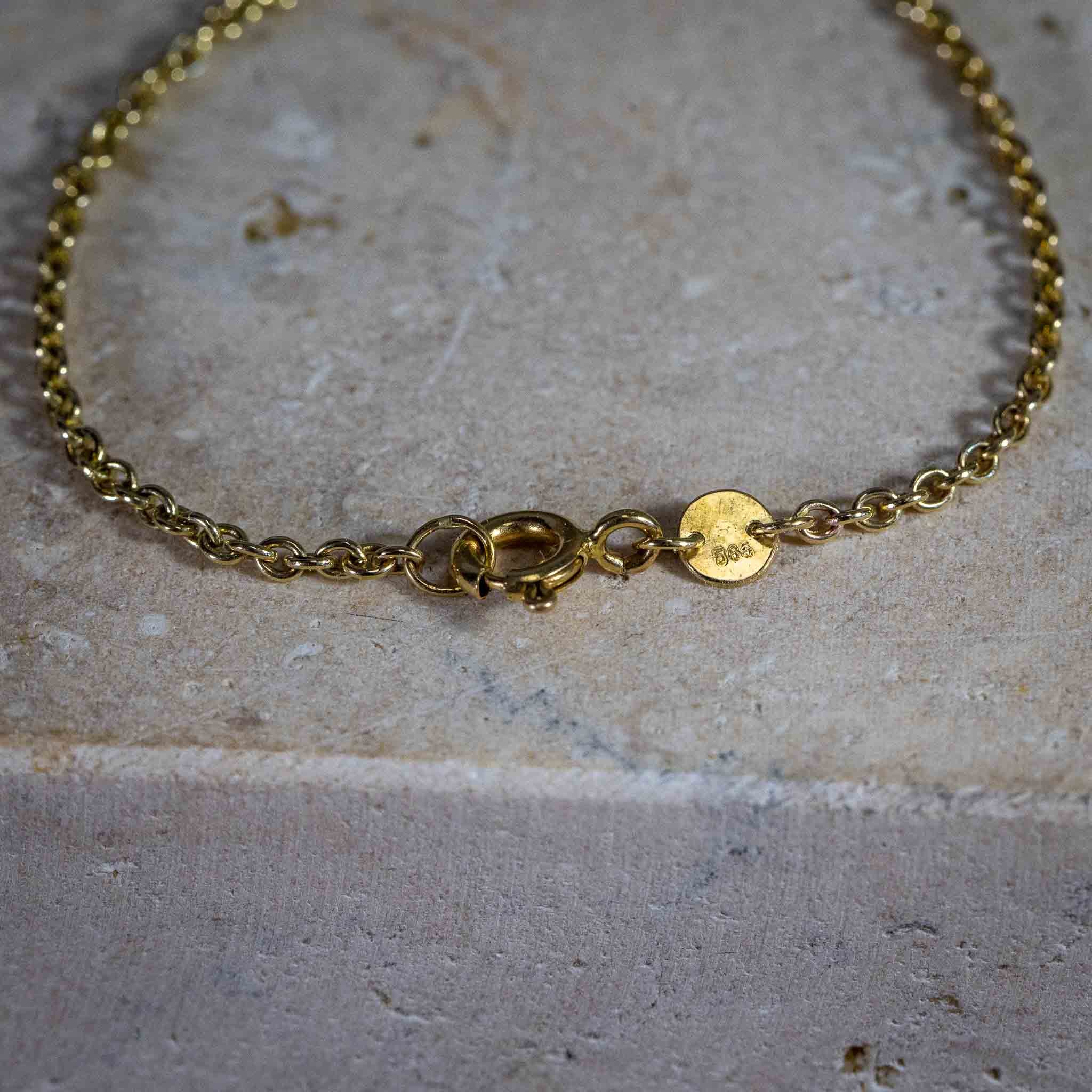 Ankerkette | 585 Gelbgold | 2 mm | 62 cm