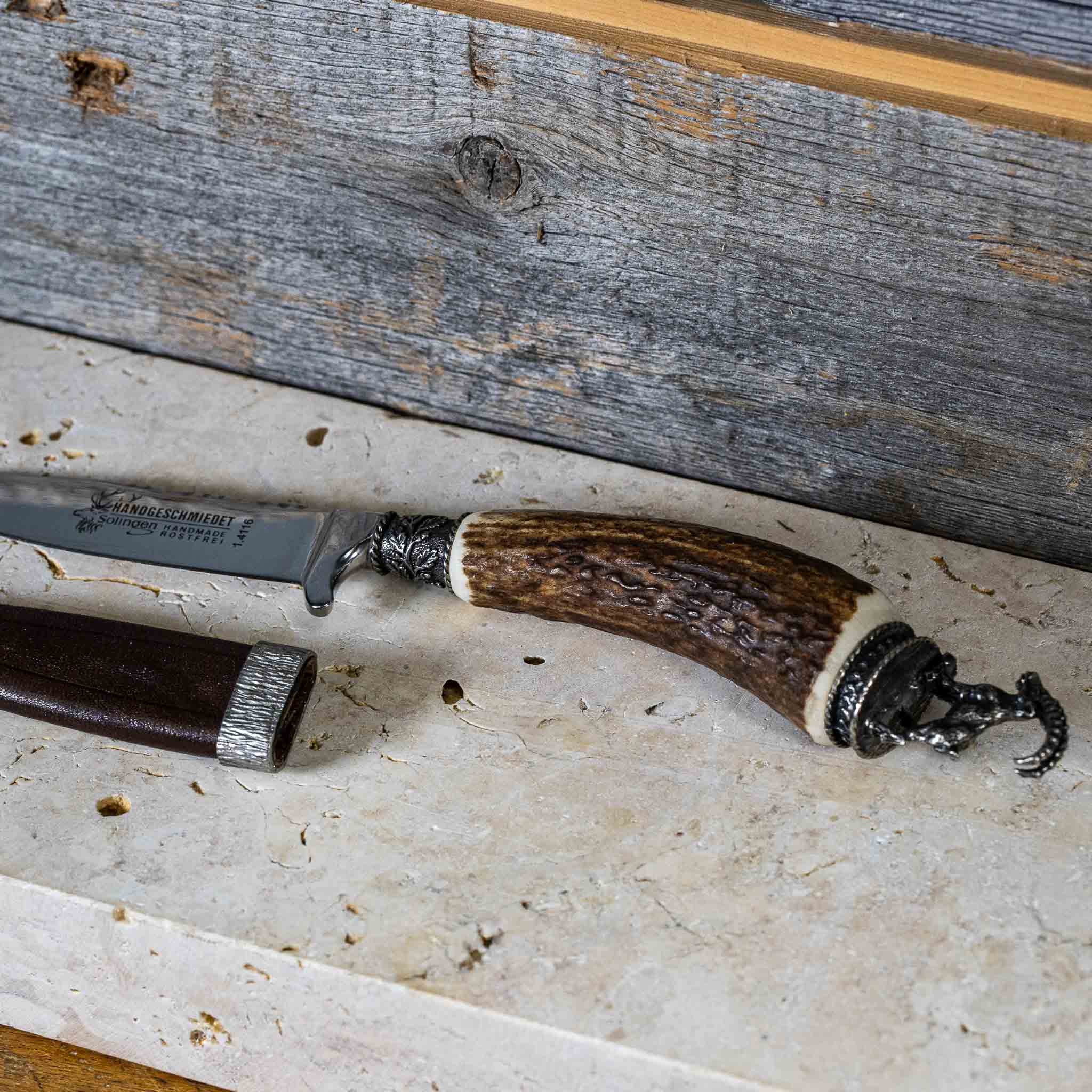 Trachtenmesser "Steinbock" - Einzelstück