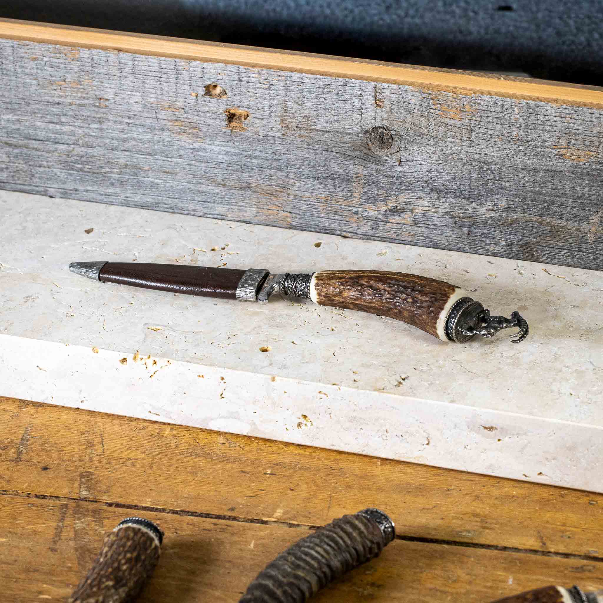 Trachtenmesser "Steinbock" - Einzelstück