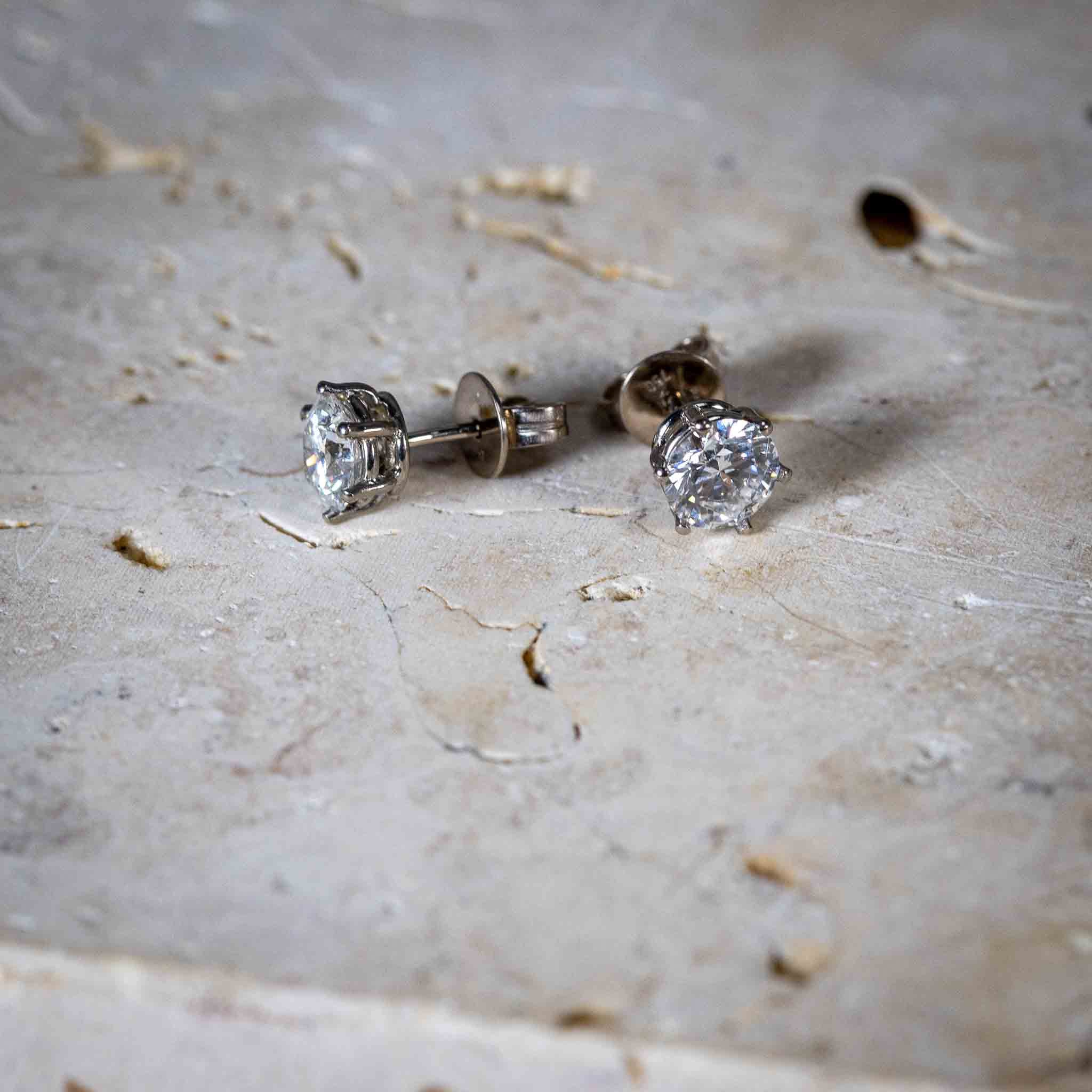 Ohrstecker "2 Ct. Brillant"