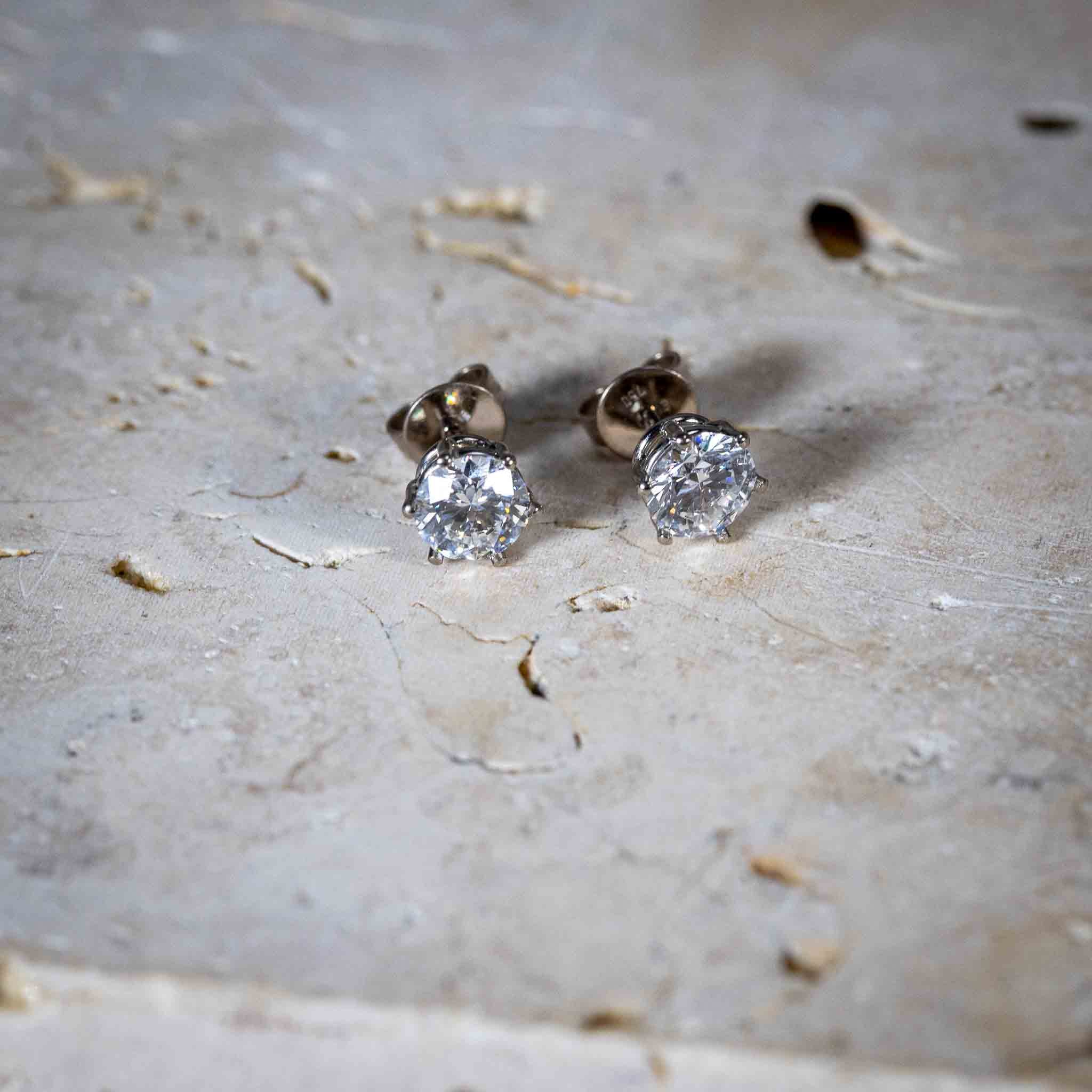 Ohrstecker "2 Ct. Brillant"