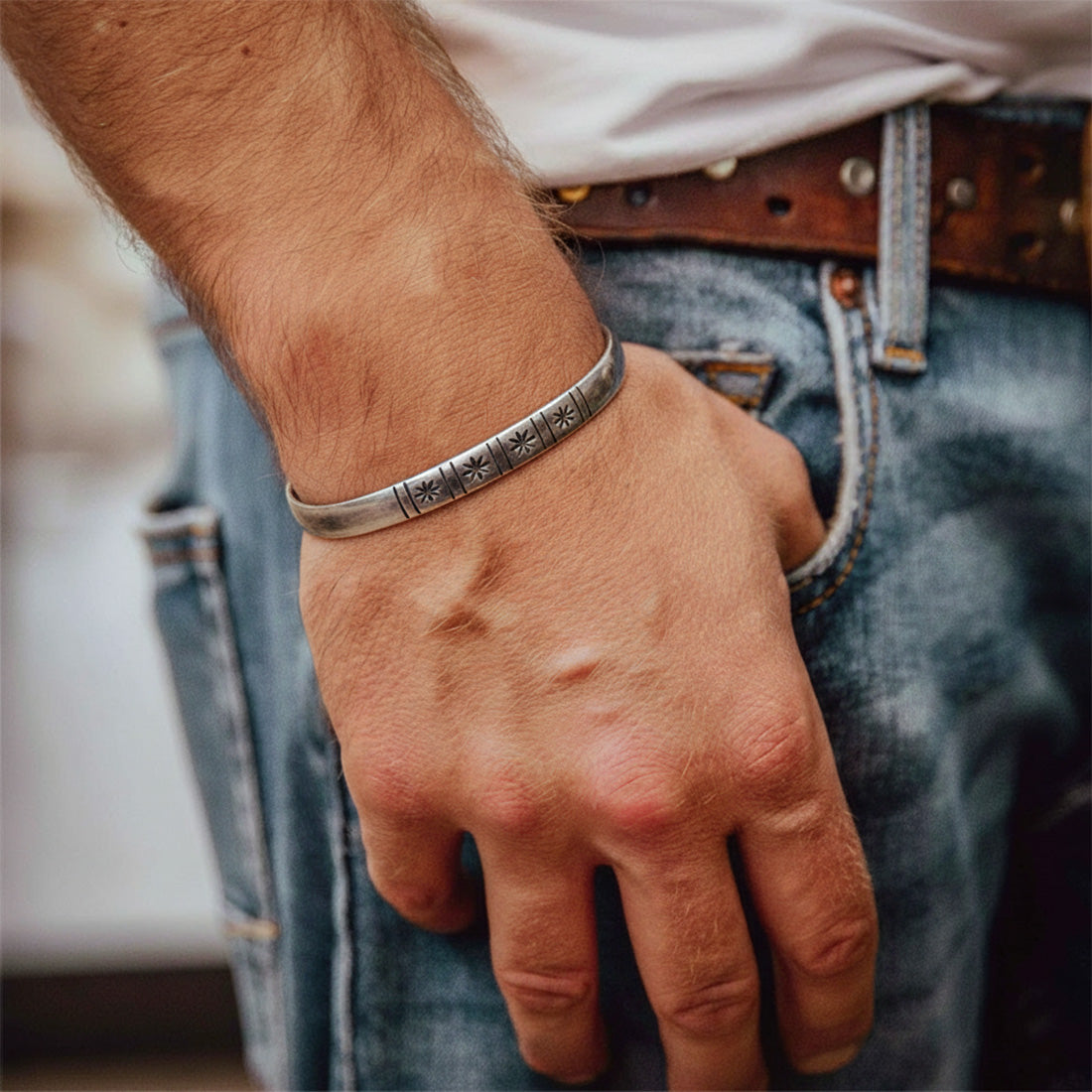 Armreif „Nordstern“ – Zeichen der Orientierung