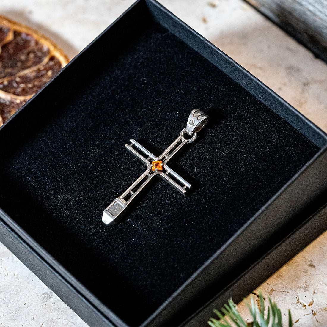 Gipfelkreuz Ortler | Kettenanhänger aus 925 Sterlingsilber